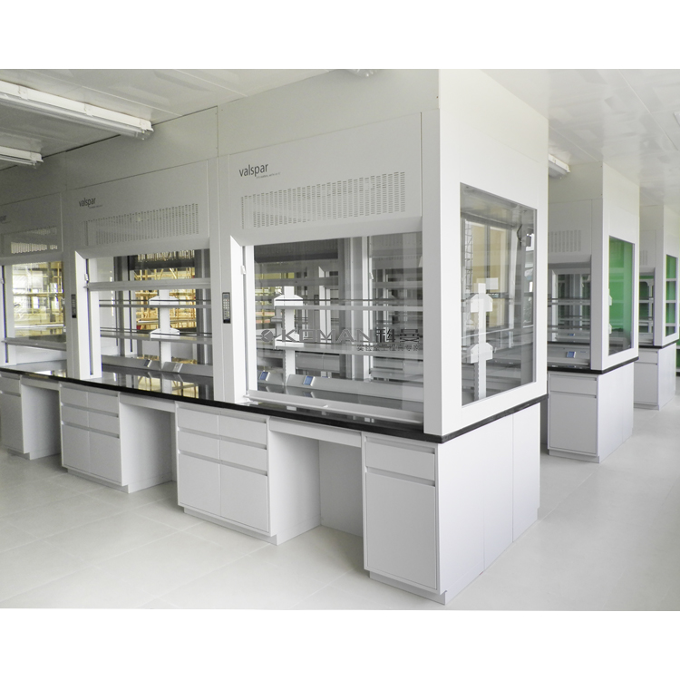 Laboratory chemical fume hoods extraction cabinet