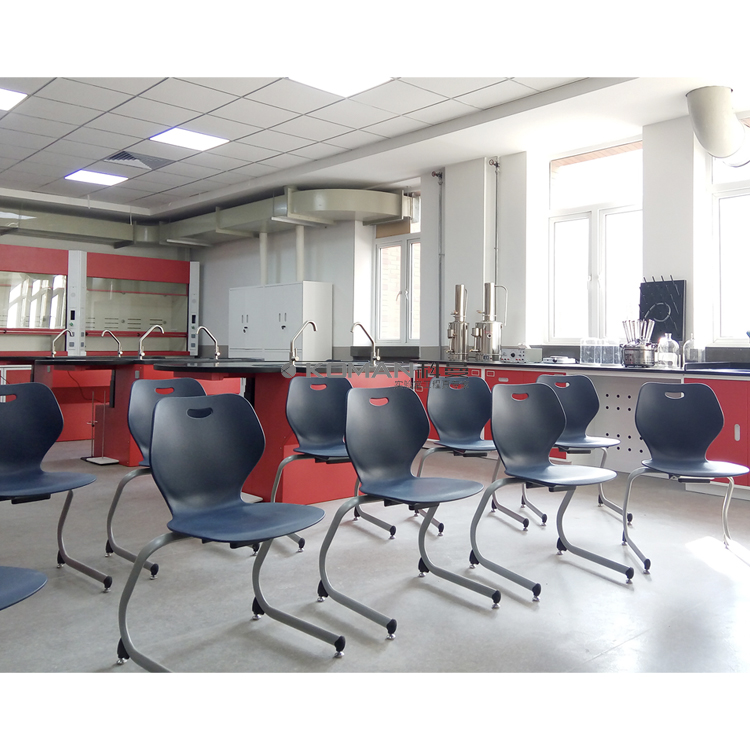 School lab table and chair