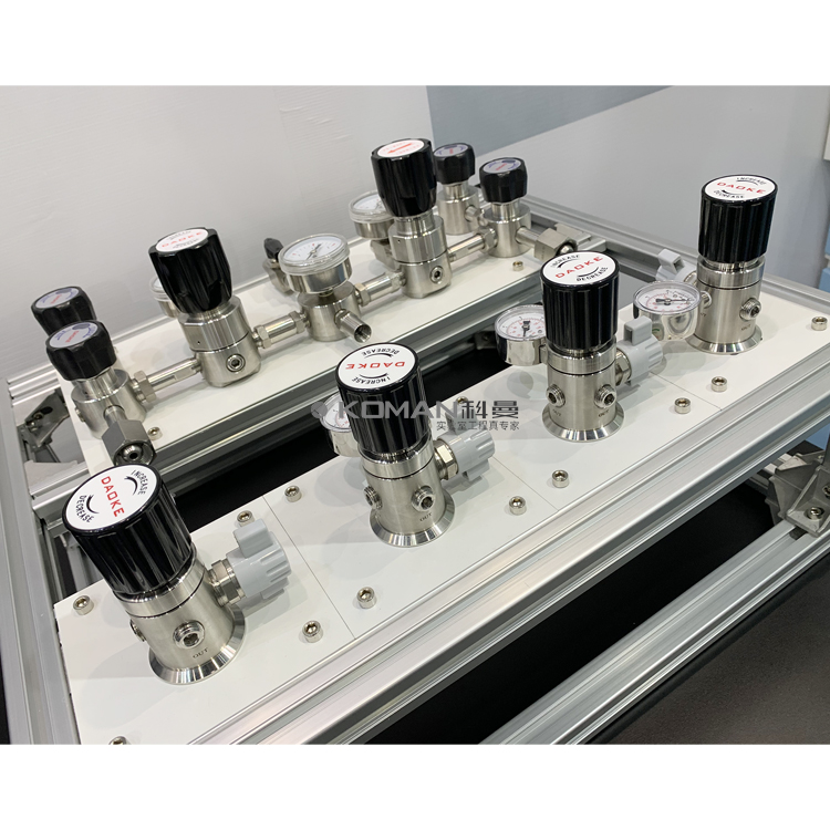 Laboratory stainless steel gas pressure reducing valve