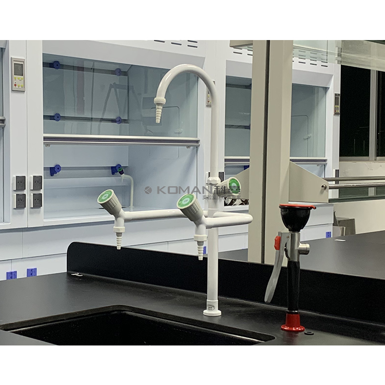 Laboratory triple three faucet